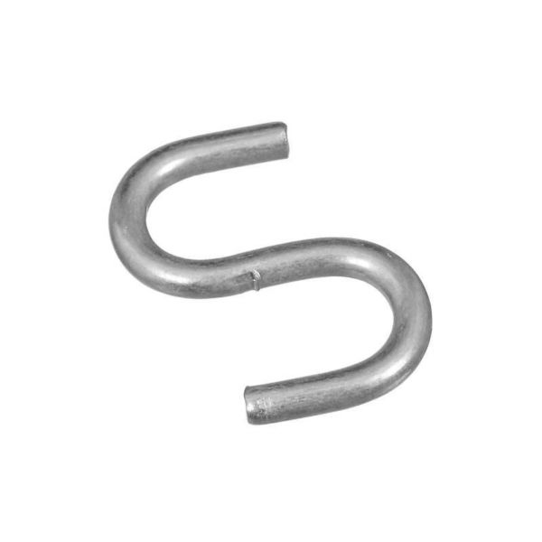 National N121-533 Open S Hook, Zinc - 3/4" National N121-533 Open S Hook, Zinc - 3/4"