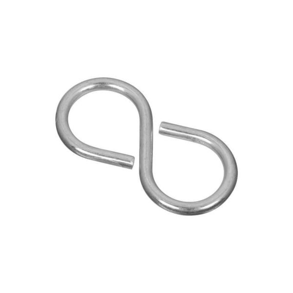 1 4 s hook weight capacity 304 Stainless Steel 3 Inch Hooks Hanging Loads up to 550 lbs Pcs Primarily used in marine and industrial applications where the environment is corrosive 14" S Hook (individual) -