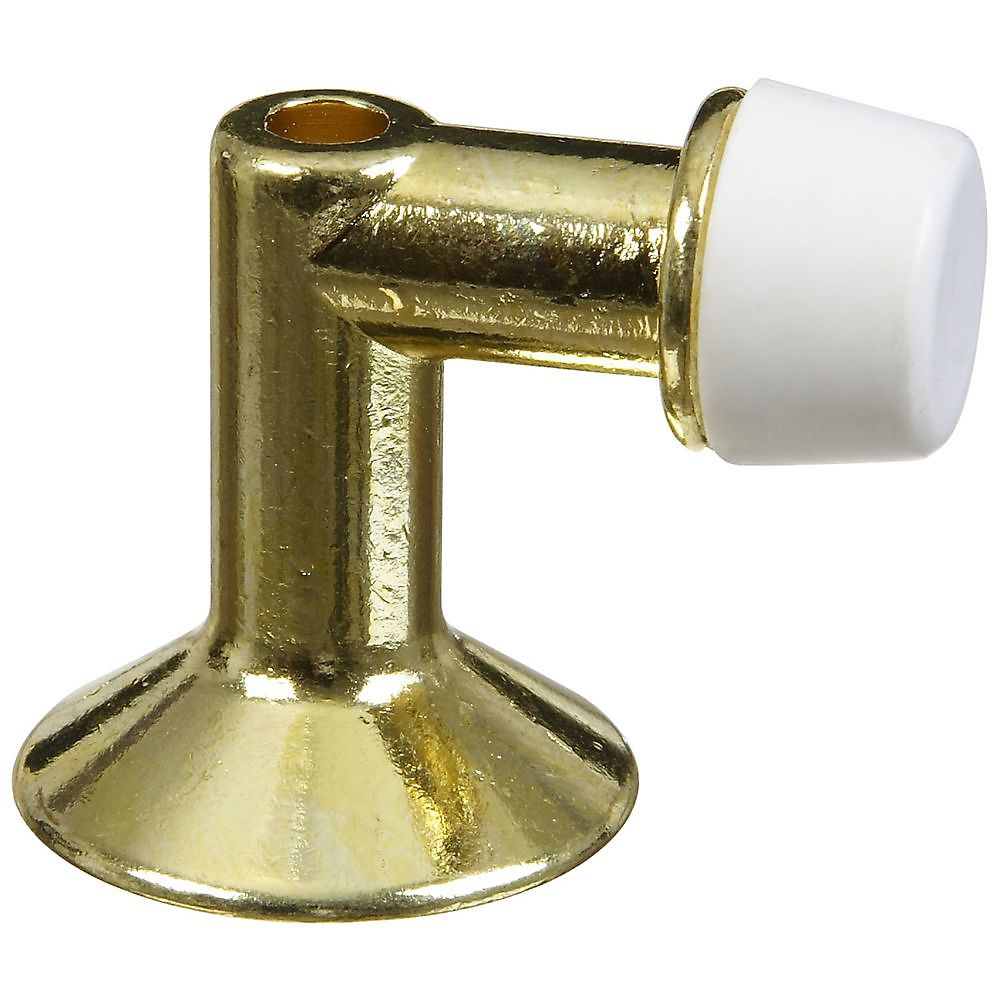 National Hardware V233 Series N154-500 Door Stop, Zinc, Brass at