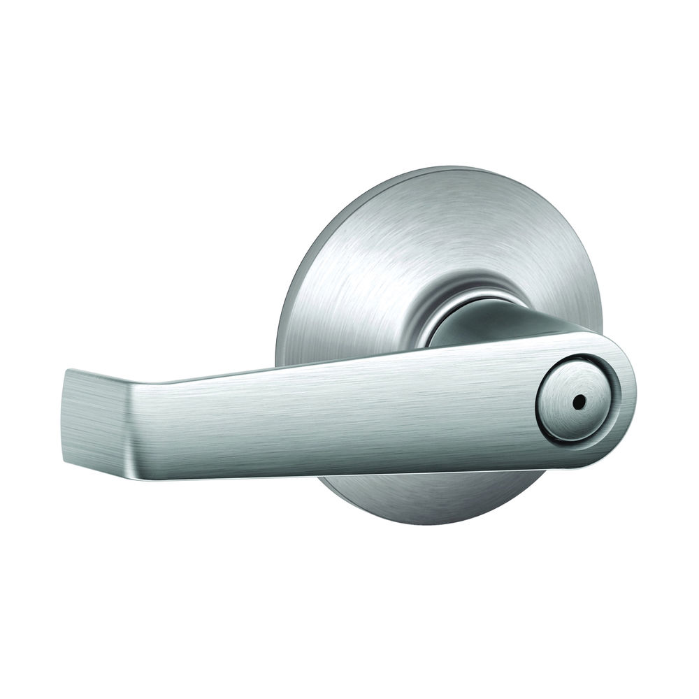 Schlage F Series F40CSVELA626 Privacy Lever, Satin Chrome, Metal