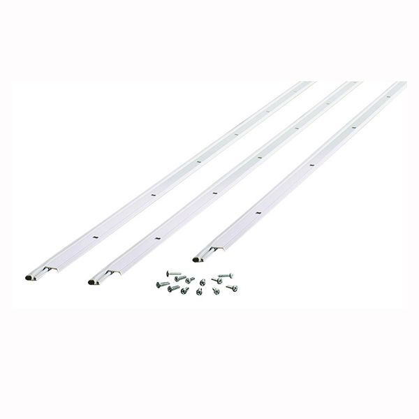 M-D 01958 Jamb Weatherstrip Kit, 5/8 in W, 3/16 in Thick, 84 in L