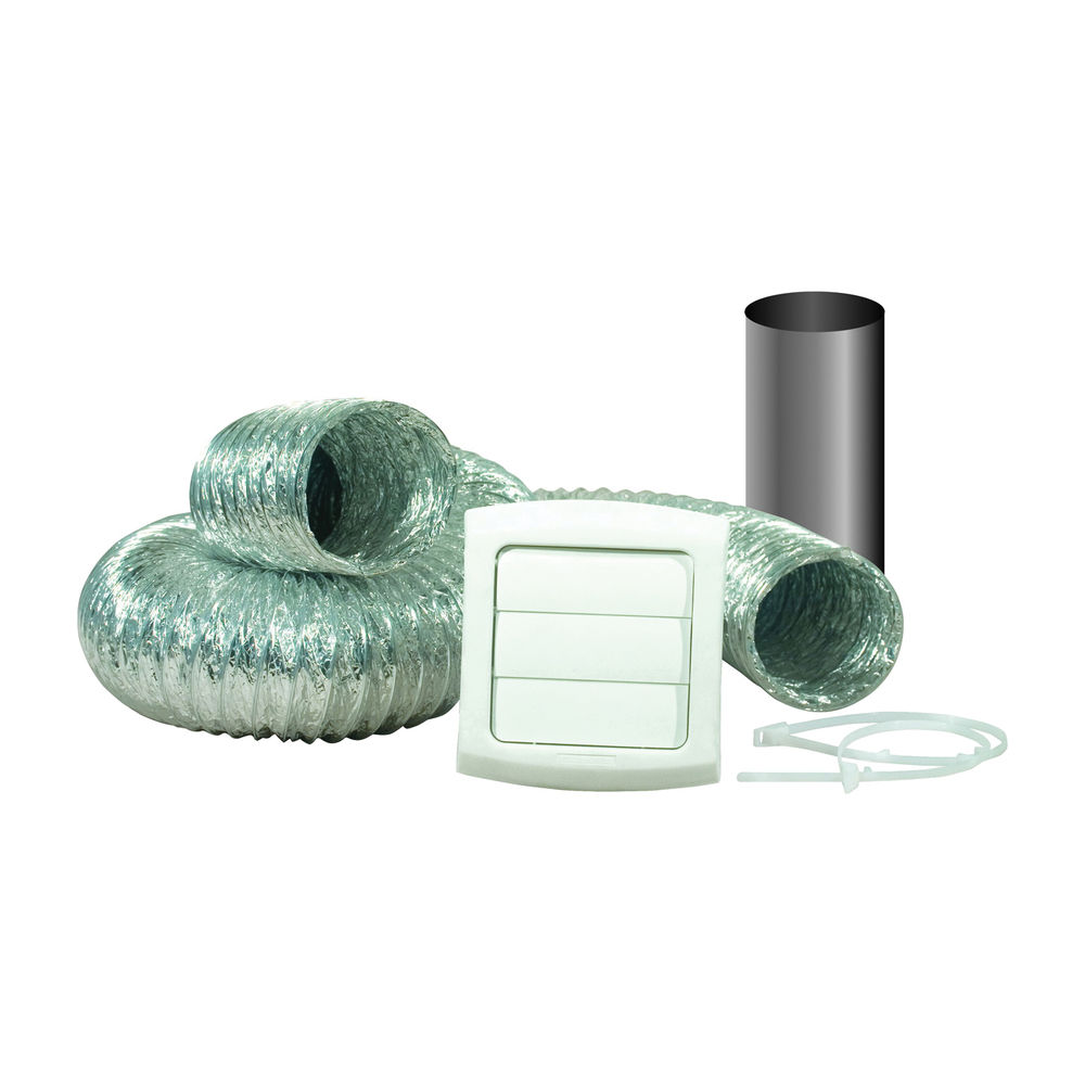 Dundas Jafine ProVent TD48PVKZW Dryer Vent Kit, Polypropylene