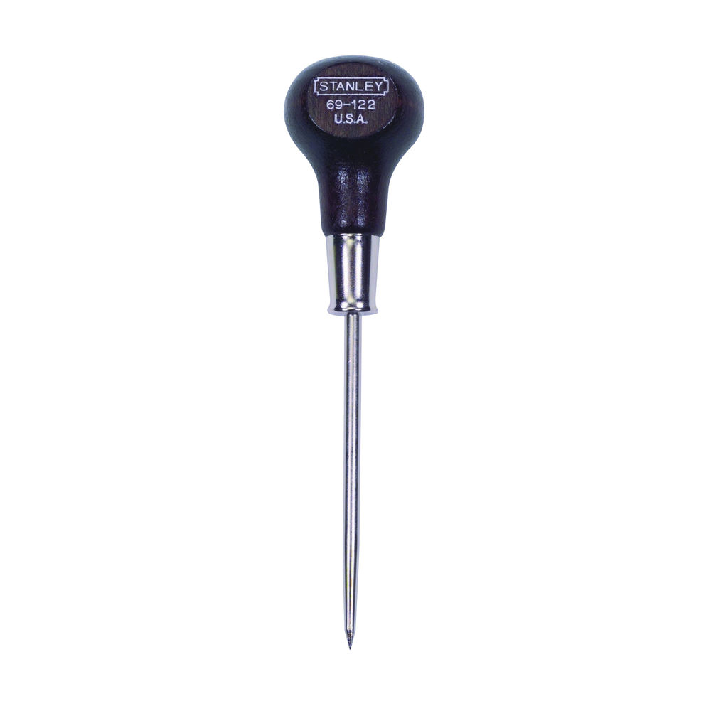 STANLEY 69-122 Scratch Awl, 3/16 in Dia Shank, 3-3/8 in L Shank, 6