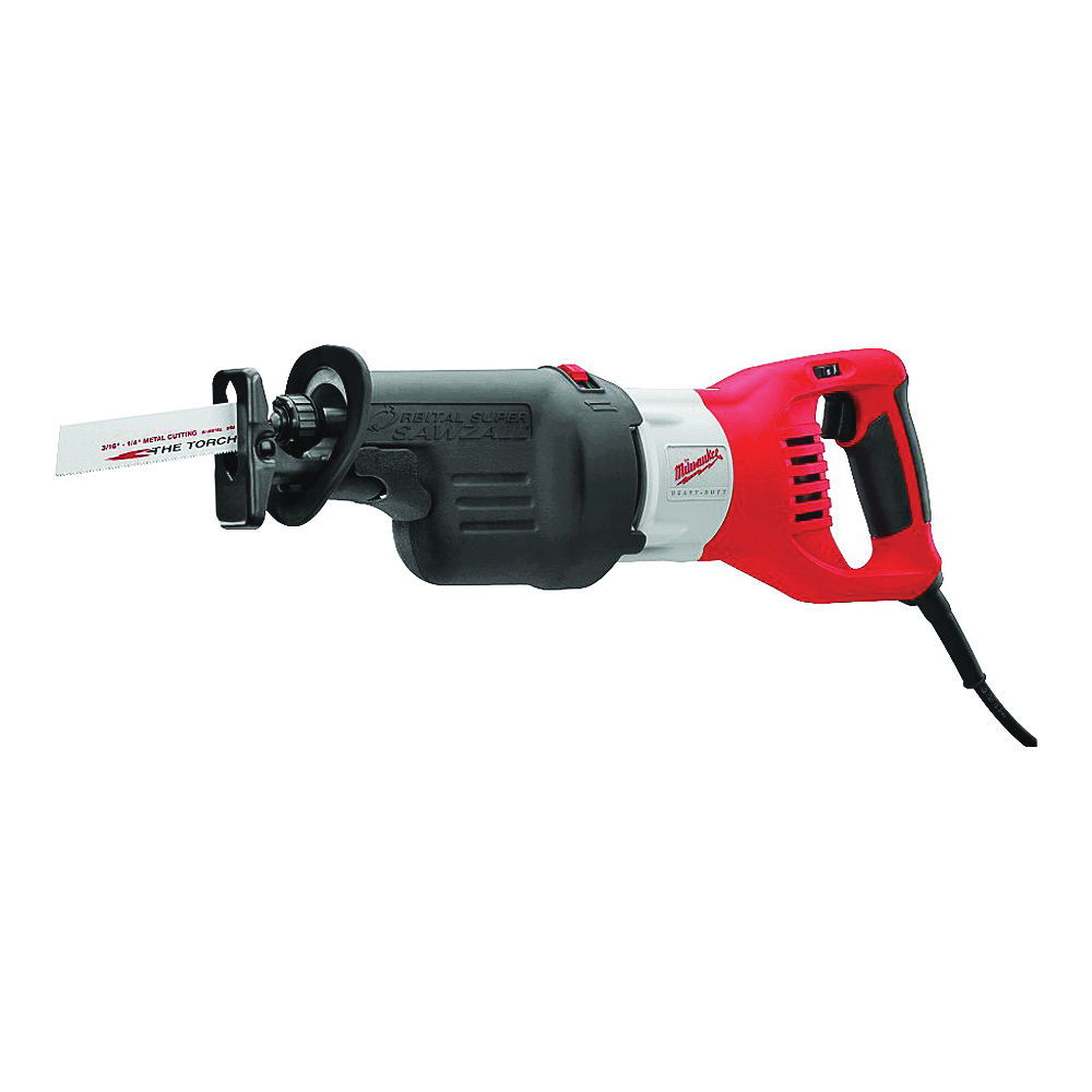 saw Milwaukee 6538-21 Reciprocating Saw, 15 A, 1-1/4 in L Stroke, 0 to