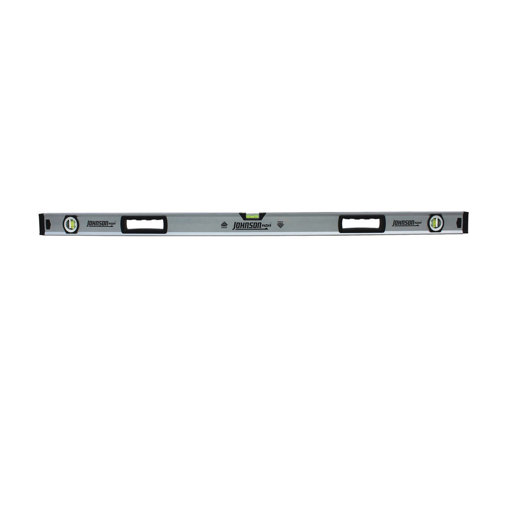 Johnson 1741-4800 Box Level, 48 in L, 3-Vial, Non-Magnetic, Aluminum ...