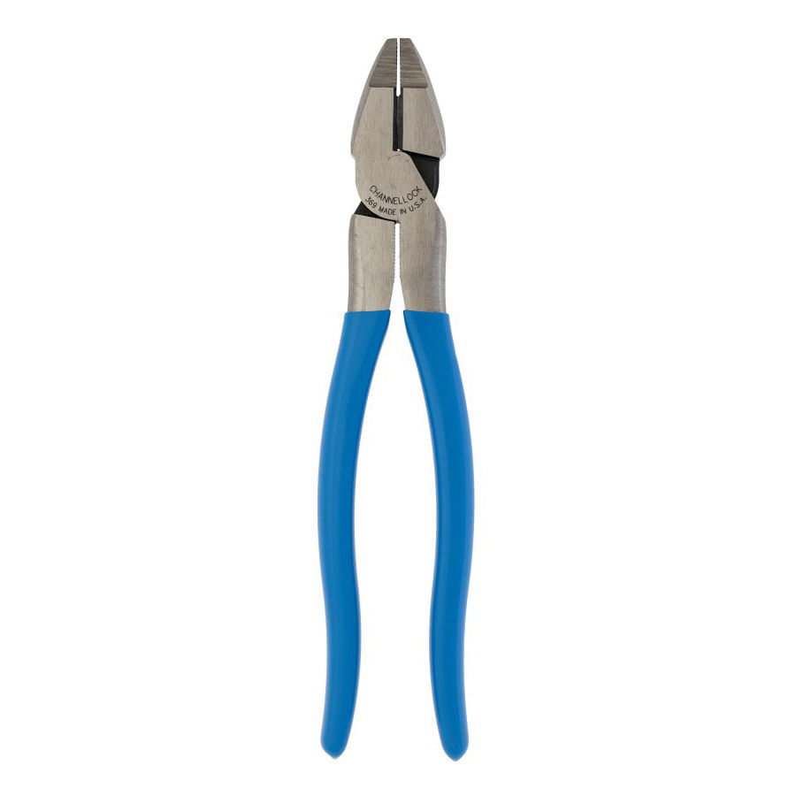 Channellock 369 Lineman''s Plier, 9-1/2 in OAL, 0.73 in Cutting