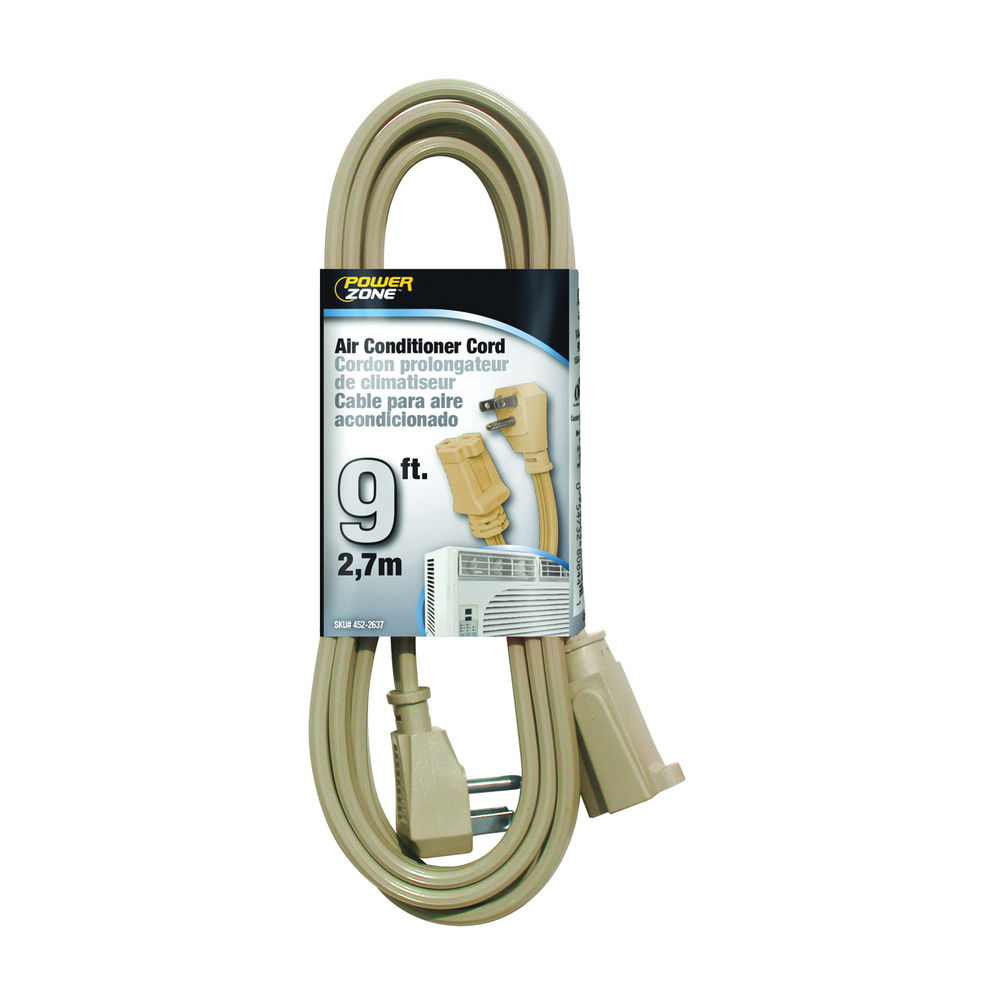 PowerZone OR681509 Single-Ended Extension Cord, SPT-3, Vinyl