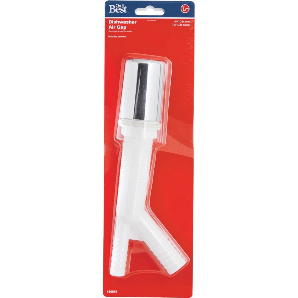 Do It Best 456055 Dishwasher Air Gap, Plastic, Chrome at Norfolk