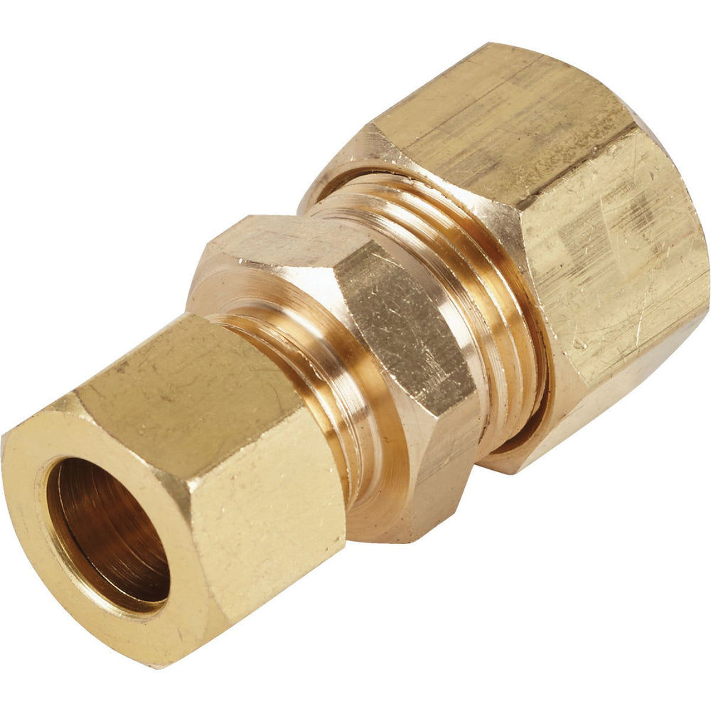 Reducing Union Types Do It Best 458551 Reducing Union, 1/2 x 3/8 in, Compression, Brass at ...