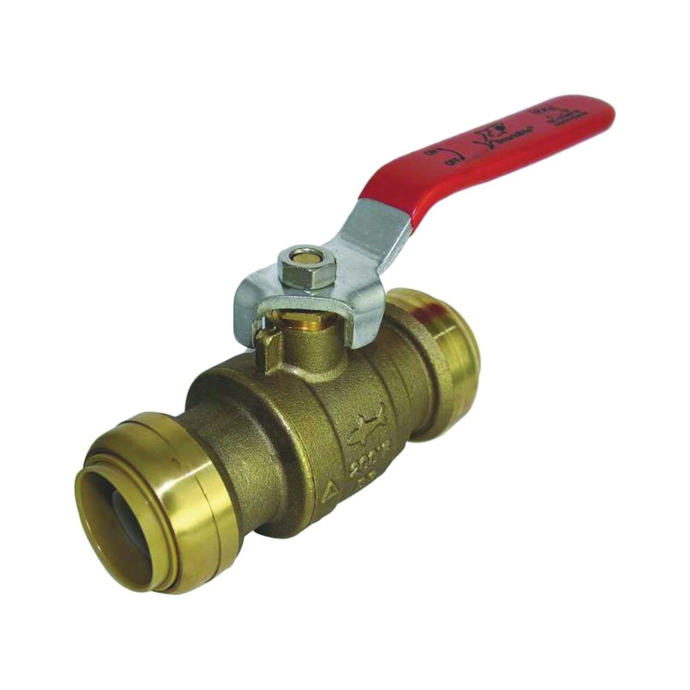 SharkBite 22223-0000LFA Ball Valve, 1 x 1 in Connection, Slip, 200
