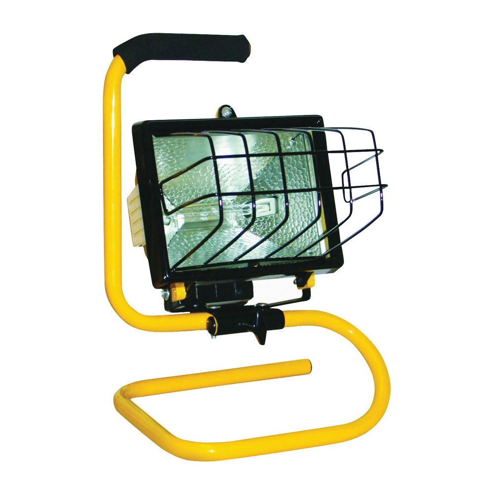 PowerZone ORHL500W03 Work Light, 1-Lamp, Halogen Lamp, 8000 Lumens