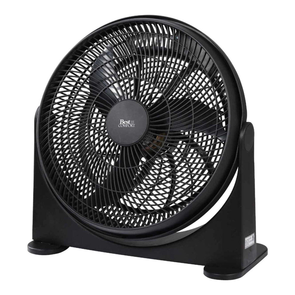 Best Comfort 15640 Floor Fan, 120 V, 16 in Dia Blade, 3-Blade, 3