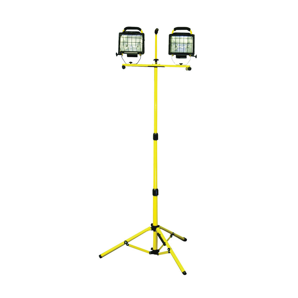 PowerZone ORHLT500X2 Work Light, 120 V, 1000 W (500 W Per Lamp), 2