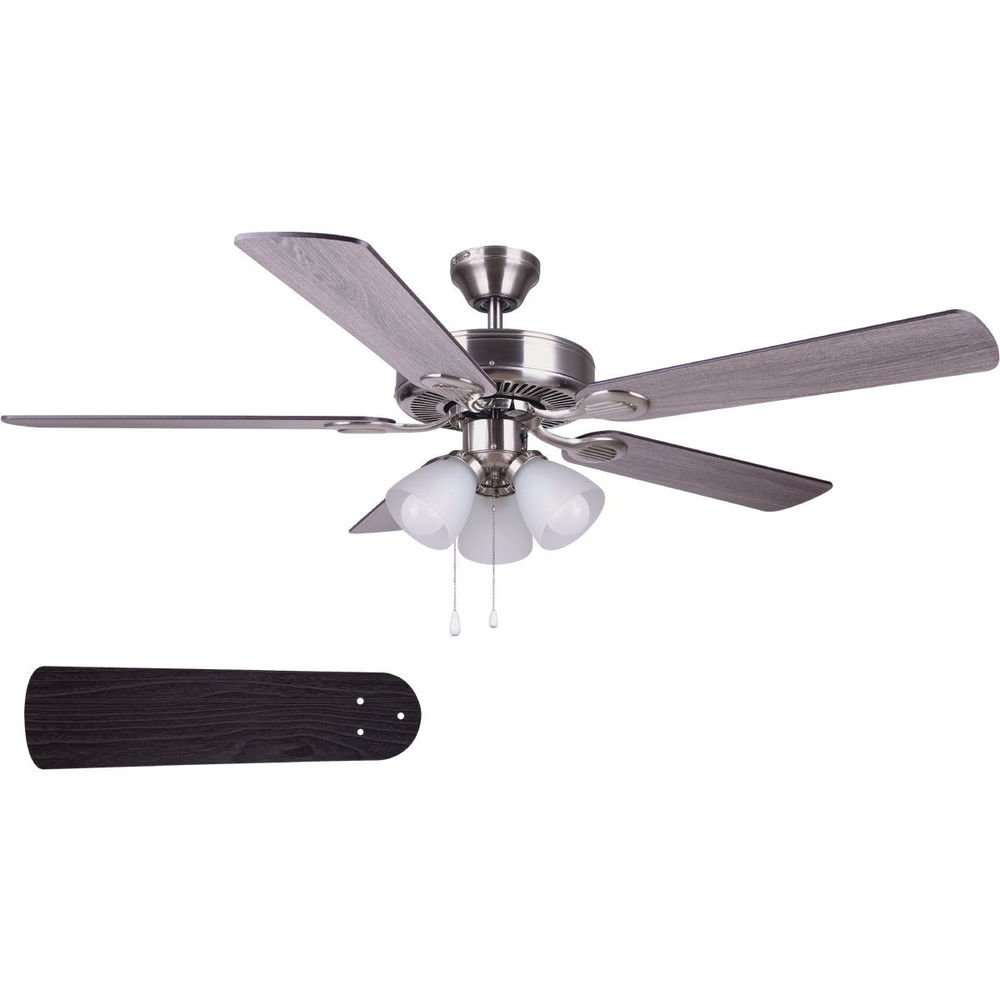Home Impressions Villa CF52VIL5BN-B Indoor Ceiling Fan with Light