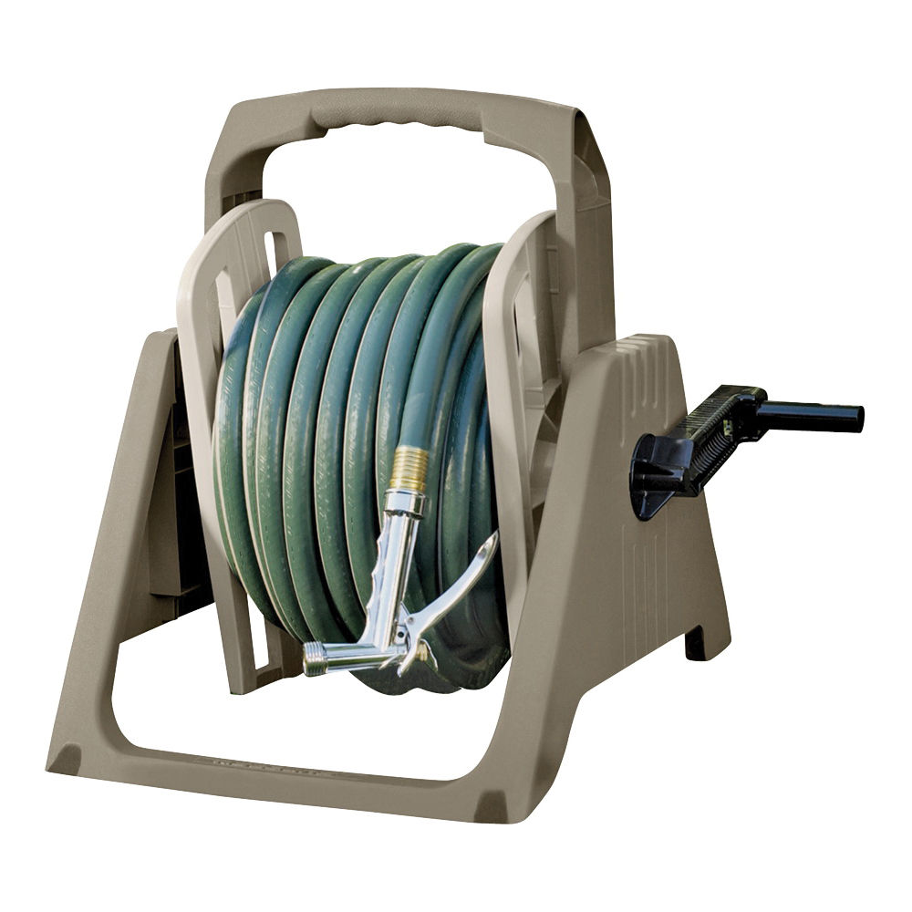Suncast TSA100M Hose Reel, 5/8 in Hose, 100 ft of 5/8 in Hose