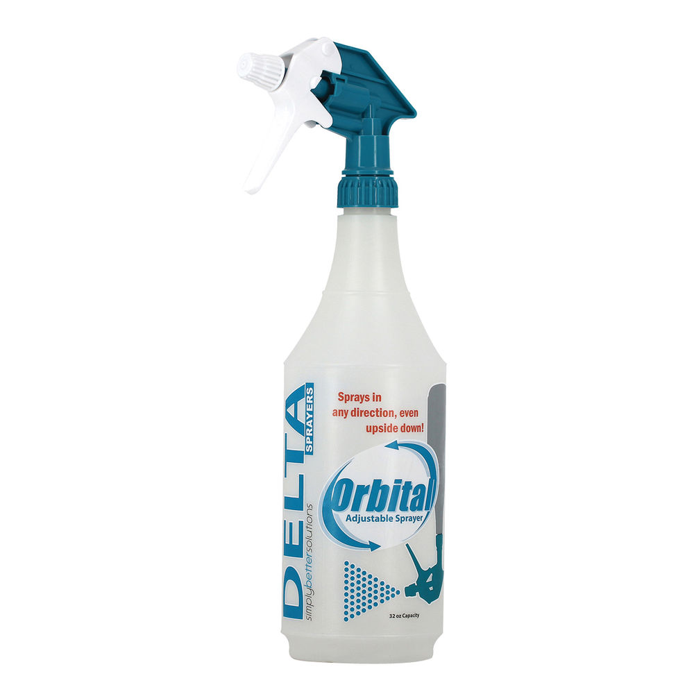 Delta Sprayer FG32ORB1-12 Orbital Spray Bottle, HDPE, Blue/White