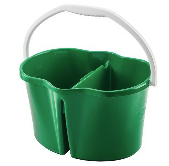 Libman 2113 Clean and Rinse Bucket, 4 gal, Green at Norfolk