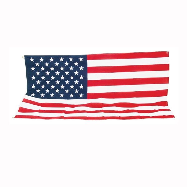 Valley Forge USS-1 USA Flag, 5 ft W, 3 ft H, Polycotton at Norfolk