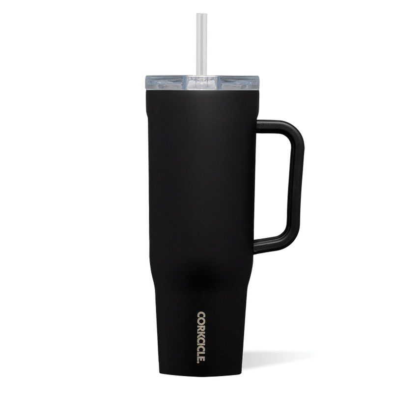 Corkcicle 2240MB Tumbler, 40 oz, Sip Plus Straw Lid, Steel, Matte