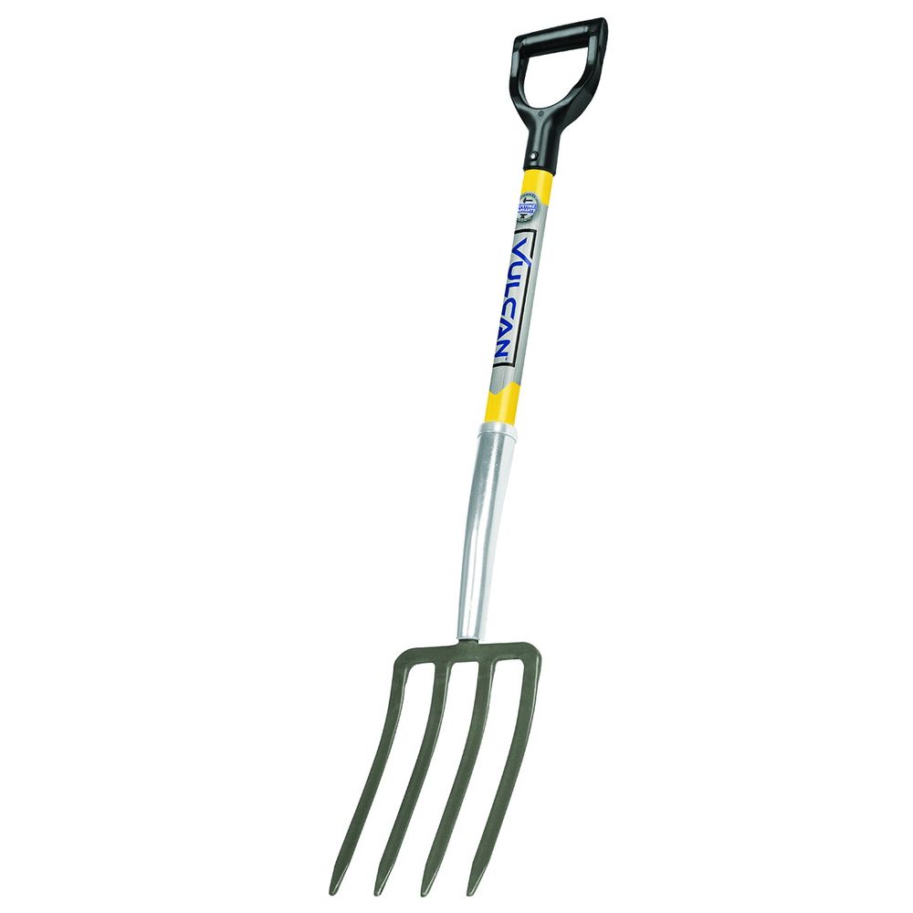 Vulcan 34556 Spading Fork, Steel Tine, 4 -Tine, Steel Tine