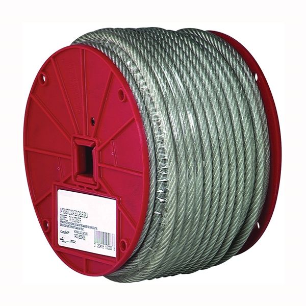 Campbell 7000497 Aircraft Cable, 1/8 in Dia, 250 ft L, 340 lb