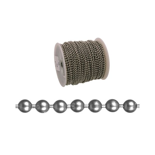 Campbell 0713627 Ball Chain, 36, 164 ft L, 11 lb Working Load