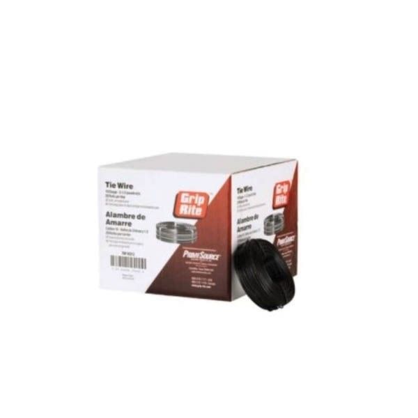 Grip-Rite TW16312I Tie Wire, 16 ga Wire, 335 ft L, Black Annealed