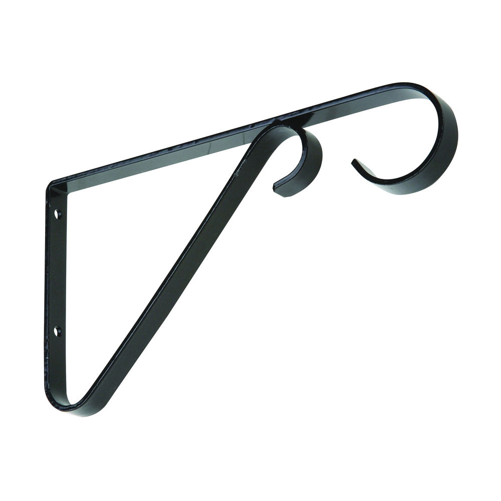 National Hardware 6 In. Black Steel Hanging Plant Bracket