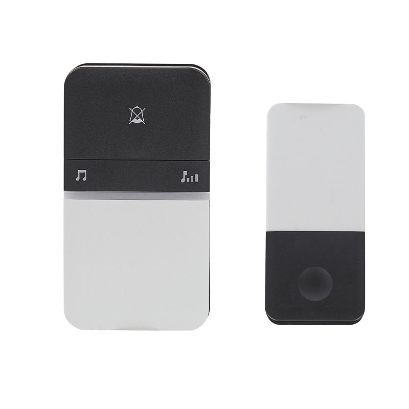 Heath Zenith 18000154 Door Chime Bell, Wireless, Black/White at