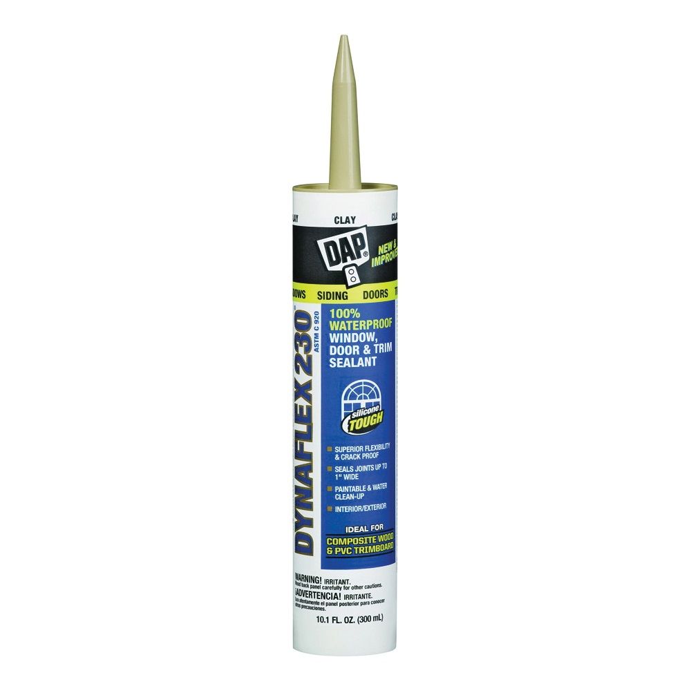DAP 18416 Premium Sealant, Clay, 1 day Curing, 40 to 100 deg F