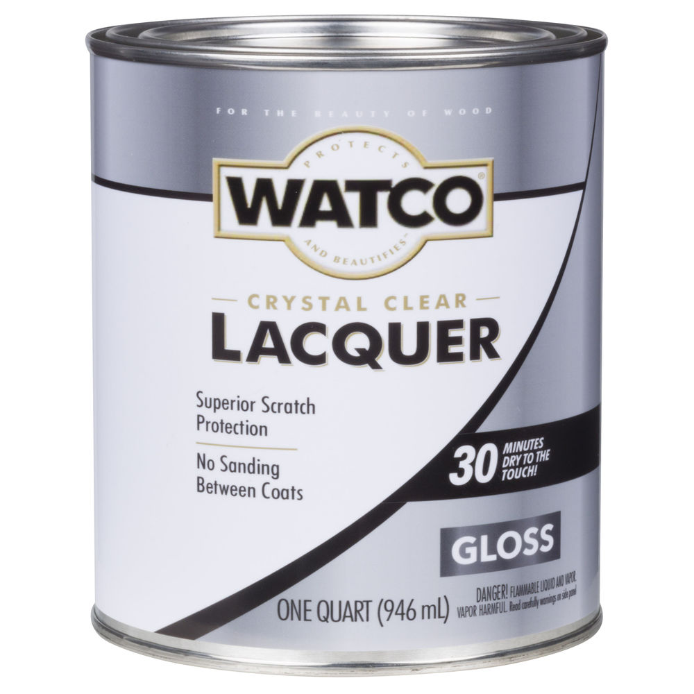 WATCO 63041 Lacquer, Gloss, Liquid, Clear, 1 qt, Can at Norfolk