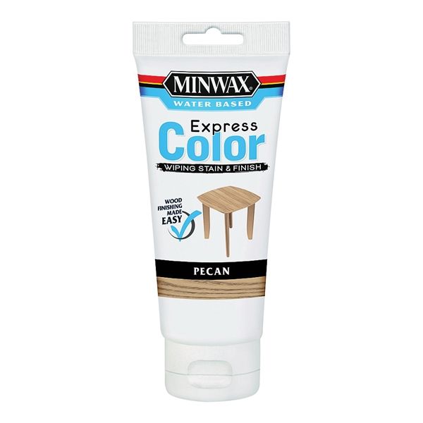 Minwax Express Color 30802 Wiping Stain and Finish, Pecan, Liquid