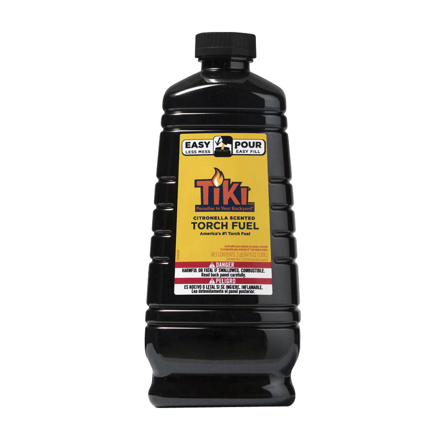 Tiki 1216153 Citronella Torch Fuel, Lemongrass, 64 oz, Bottle at