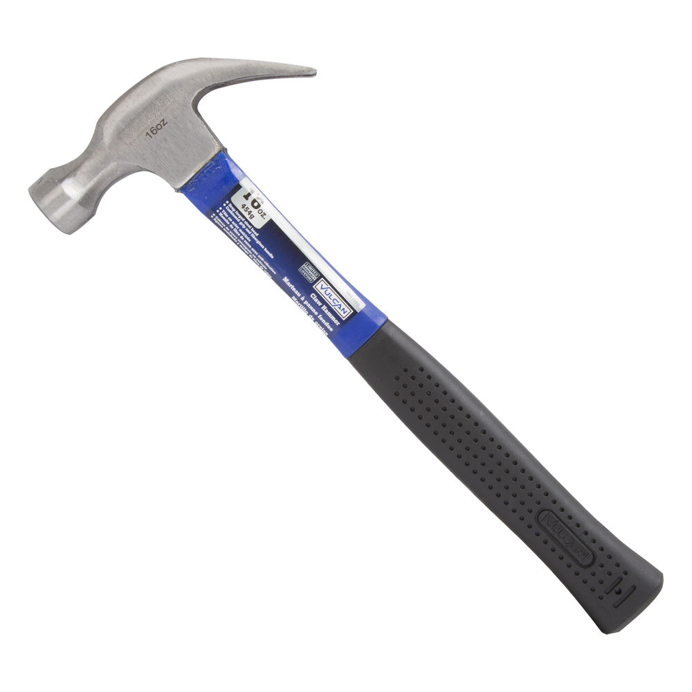 Vulcan JL20396 Hammer, 16 oz Head, Curved Claw Head, CS Head, 12-3