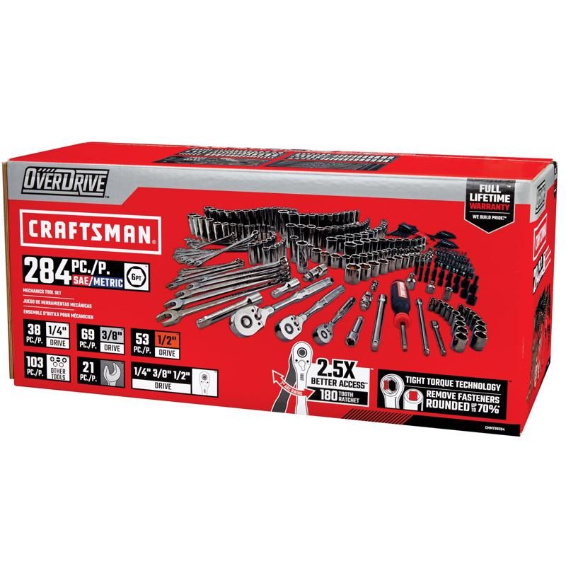 Cm. Mechanc Tool St 284Pc at Hill's Ace Hardware & Lumber | Socket