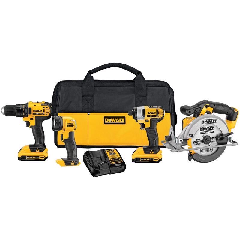 DWE セット 20V Max Combo Kit 4Pc at Hill's Ace Hardware & Lumber | Specialty