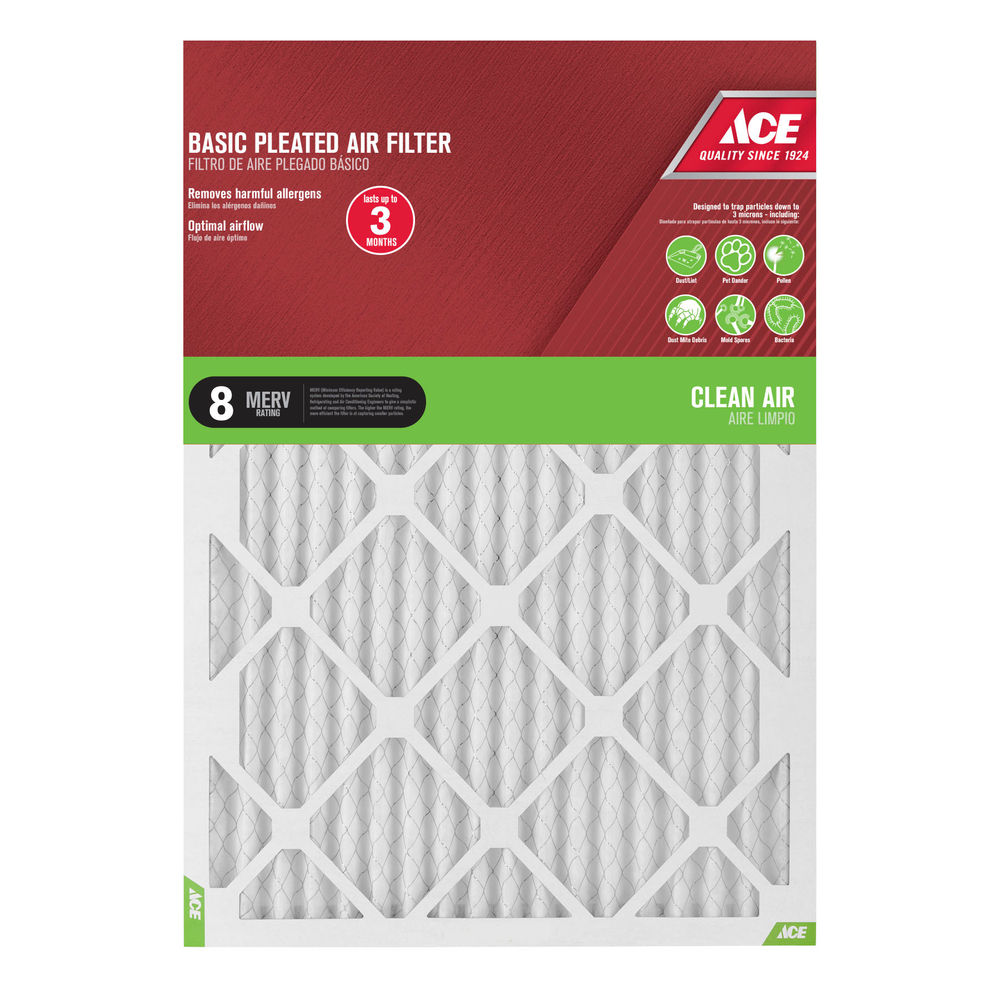 Filter Air Pleated 16 X 25 X 1 at Hill's Ace Hardware & Lumber | High ...