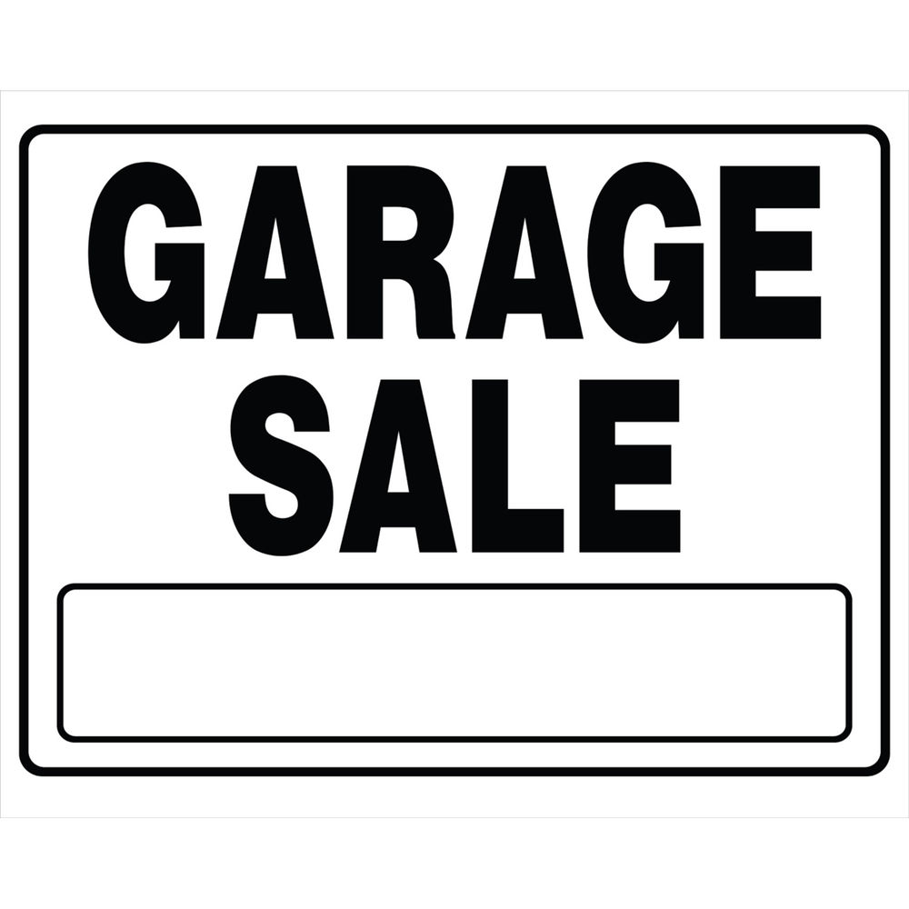 Garage Sale Sign 20 X 24