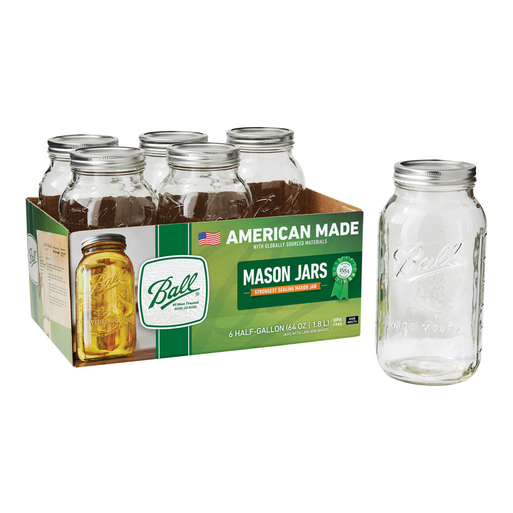 その他 jar Jar Ball 1/2Gal Wide Mouth 6 Pack at Hill's Ace Hardware & Lumber