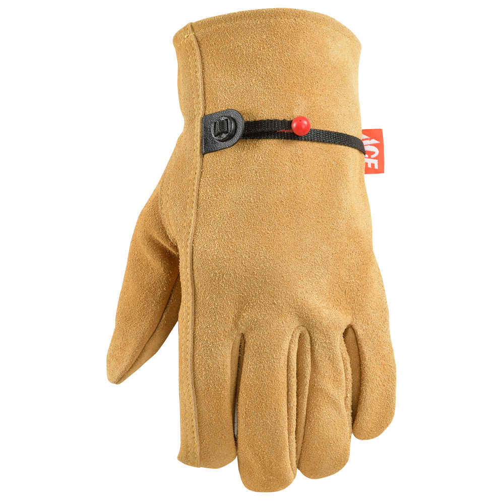 Glove Suede Cowhide Med at Hill's Ace Hardware & Lumber | Unlined