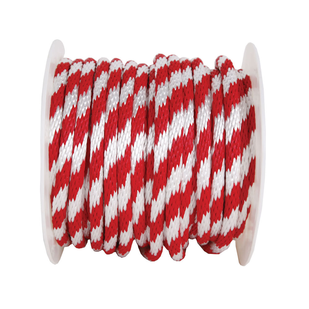 Rope Derby Red/White 5/8' at Hill's Ace Hardware & Lumber