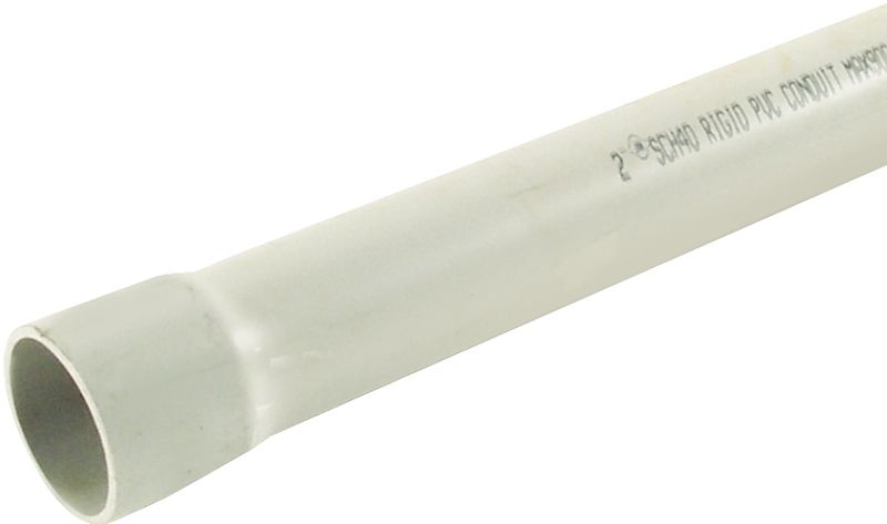 Sch40 PVC Conduit Gray 2-in x 10-ft at Central Valley | PVC Conduit