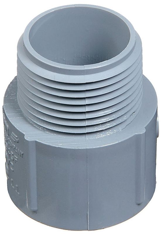 Sch40 PVC Conduit Male Adapter 1-in at Central Valley | PVC Fittings