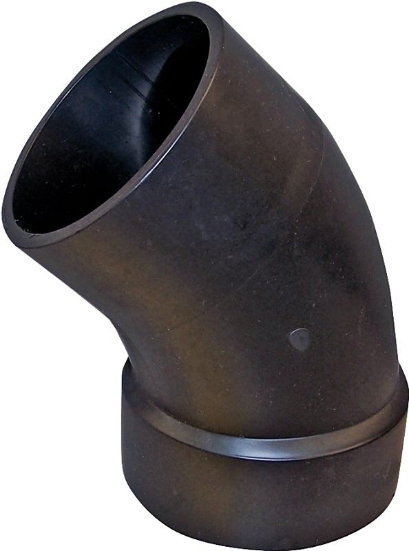 ABS 45° Street Bend 3-in Spigot x Hub at Central Valley | ABS Fitting ...