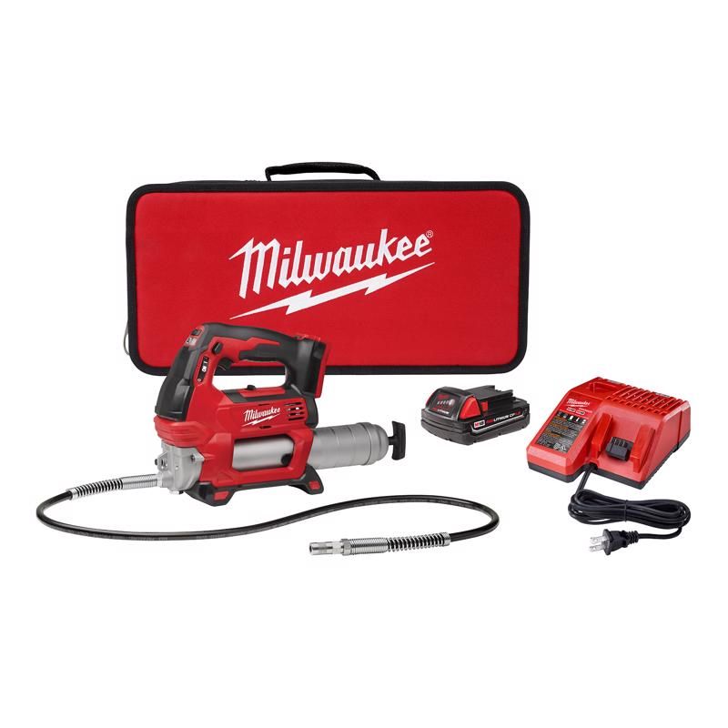 Milwaukee 2646-21CT M18 Cordless 2-Speed Grease Gun Kit at Central