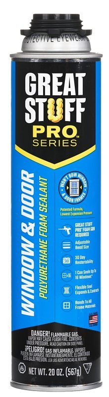 Great Stuff Pro 187273 Window & Down Insulating Foam Sealant