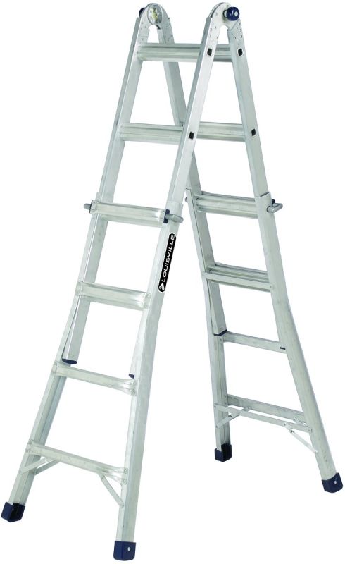 Louisville L-2098-17 Aluminum Multi-Purpose Ladder Type IA 17-ft