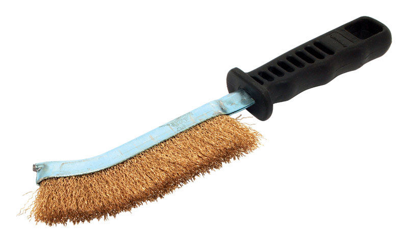 Forney 70516 Command PRO Scratch Brush Brass Coated Crimped Steel