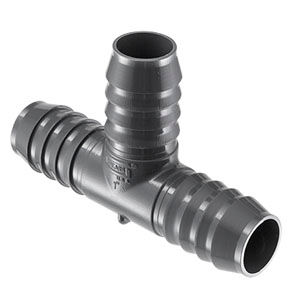 Spears Thread Insert Spears 1401-007 PVC Tee Gray 3/4