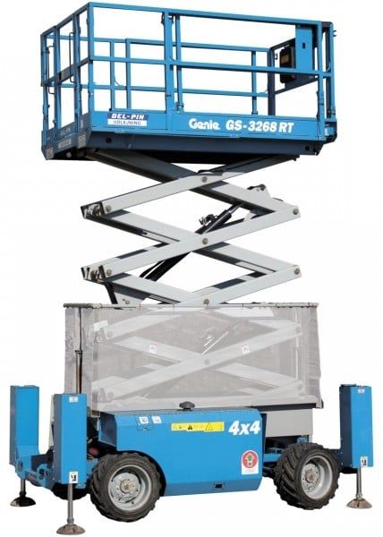 32' Rt Scissor Lift Rental - 4-Hour at Doug Ashy Building Materials ...